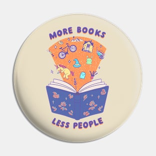 More books, less people Pin