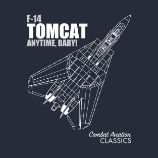 F-14 Tomcat Blueprint T-Shirt