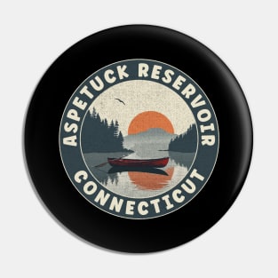 Aspetuck Reservoir Connecticut Sunset Pin