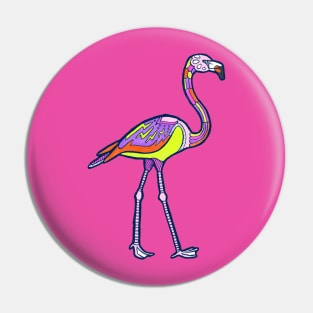 Mandala Flamingo Pin