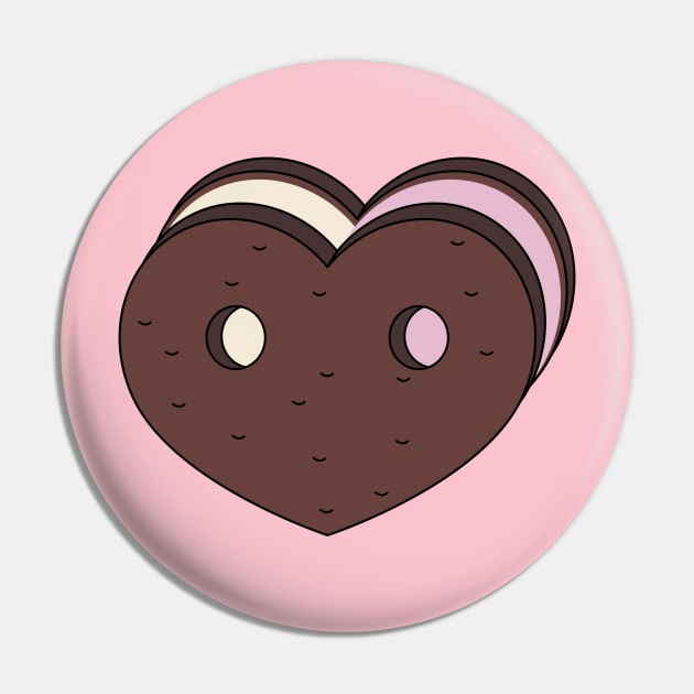 Cookie Heart Pin by okamakuma