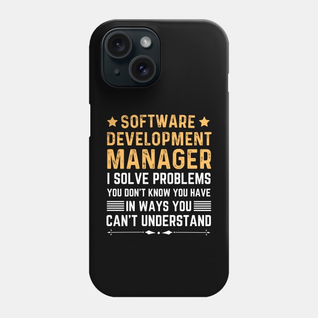 Vintage Assistant software development manager Job Phone Case by Printopedy