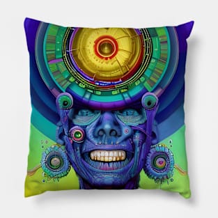 Techno-Shaman (14) Pillow