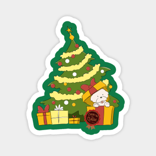 Dog Christmas Tree Magnet