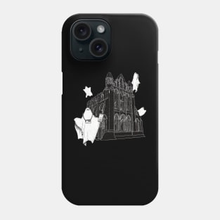 Tourist Ghosts At Whitby Abbey Phone Case