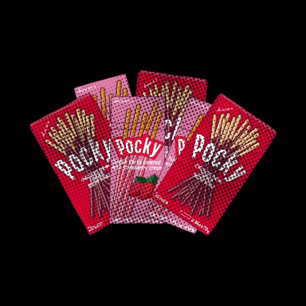 The Japanese Pocky sticks by AnGo