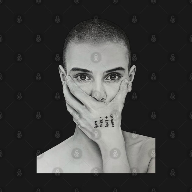 Sinéad O'Connor,Pencil Style by trippy illusion