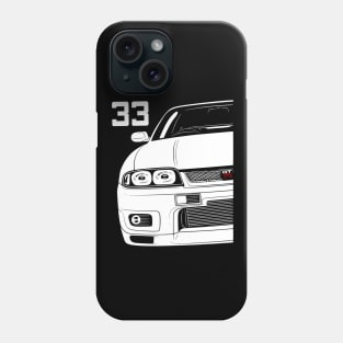 R33 GT-R Skyline JDM Tuning Car Phone Case