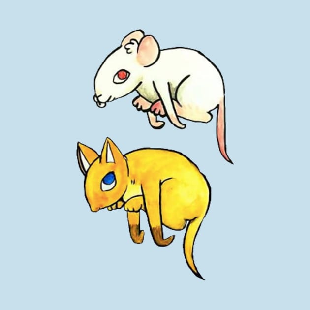 cat and mouse by Blue Afro
