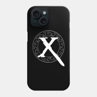 Chakram white Phone Case