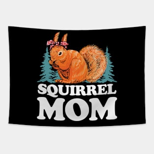 Squirrel Mom Tapestry