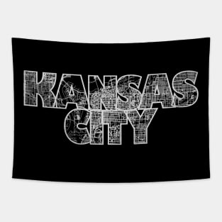 Kansas City Street Map Tapestry