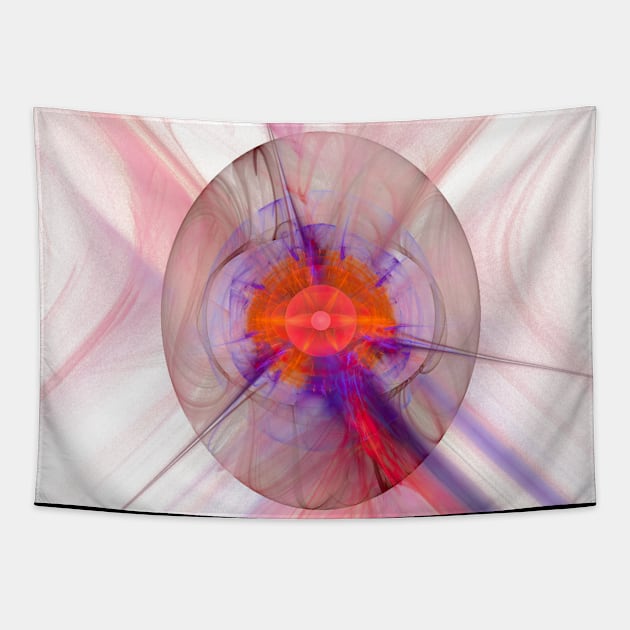 Abstract developing egg fractal Tapestry by hereswendy