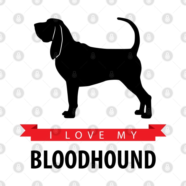 I Love My Bloodhound by millersye