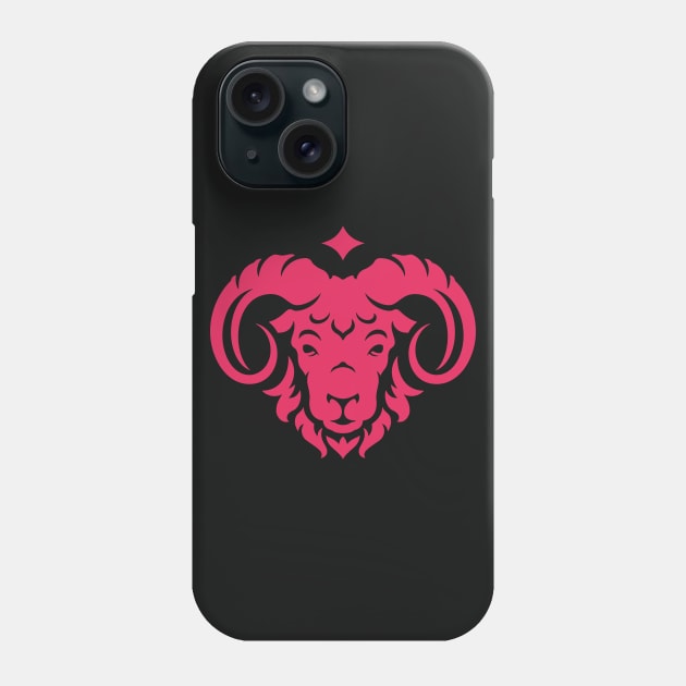 Vintage Aries Zodiac Symbol // Proud Aries Horoscope Sign Astrology Phone Case by Now Boarding