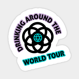 Drinking Around The World Magnet