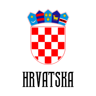 Hrvatska Croatian Coat of Arms T-Shirt