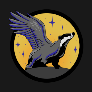 Huffleclaw Eagle Badger Combination House Emblem T-Shirt