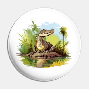 Caiman Pin