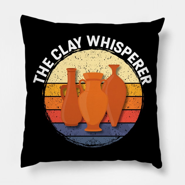 Pottery - The Clay Whisperer Pillow by Kudostees