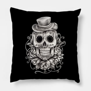 Sugar skull day of the dead. Pillow