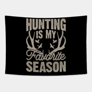 Hunting Is My Favorite Season T shirt For Women Tapestry