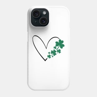 Shamrock Heart Phone Case