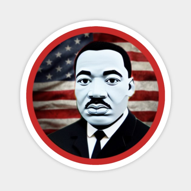 MLK Magnet by 3ric-