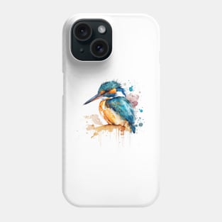 Kingfisher Watercolour Phone Case