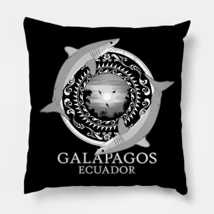 Mako Sharks Ecuador Galápagos Pillow