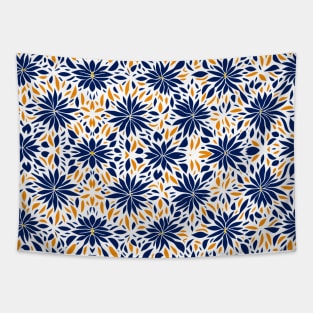 Seamless floral pattern with flowers and leaves Tapestry