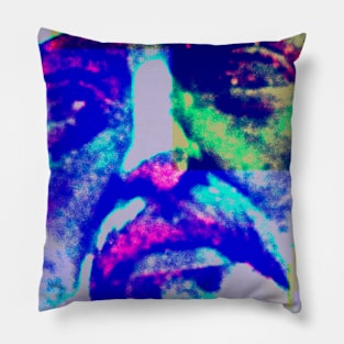 Blue Jesus Pillow