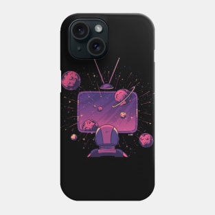 Space TV Phone Case