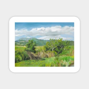 New Day at Kawanui (Right Panel of Triptych) Magnet