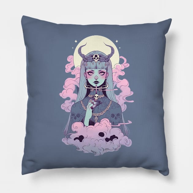 Dark Witch Pillow by DarkSideRunners