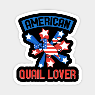 American Quail Lover Magnet