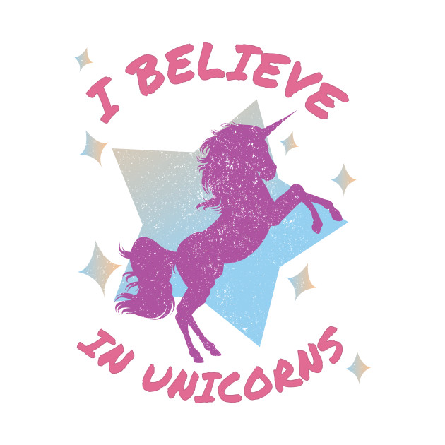 Download I Believe In Unicorns Cute Unicorn - Unicorns - T-Shirt ...