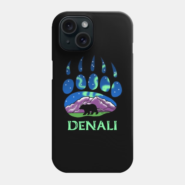 Denali Aurora Phone Case by HonuHoney