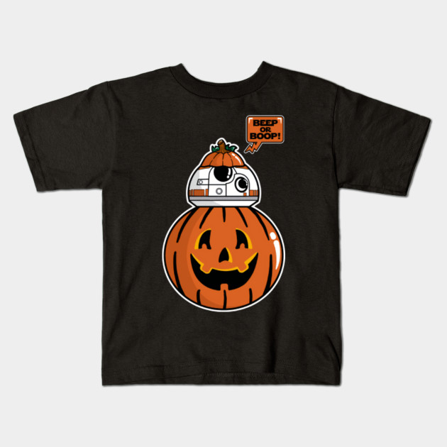 Star Wars R2d2 Halloween Pumpkin Halloween 2020 Kids T Shirt Teepublic - pumpkin kid shirt roblox