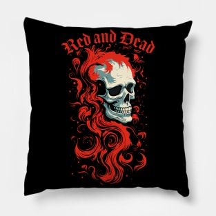 Red and Dead Pillow