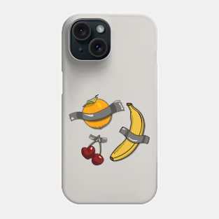 Fruity Tape Trio: Banana, Orange, Cherries Phone Case