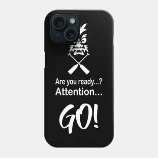 Are you ready? Attention. Go! Starting Grid Signal Shot Paddling Rowing Phone Case