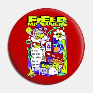 Field Manuevers Funny Cartoons Zack Skaett Pin