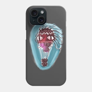 weird baloon cartoon style illustration Phone Case