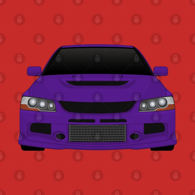 Evo IX Purple by VENZ0LIC