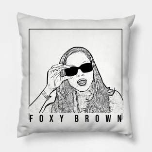 Foxy Brown // Old school Hip hop Pillow