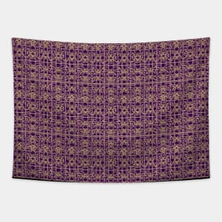 Purple Trendy Pattern V11 Tapestry