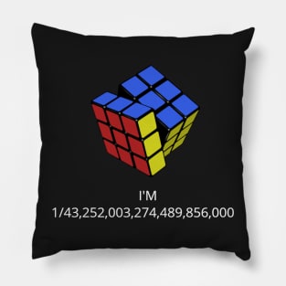 Rubik's Cube Probability Pillow