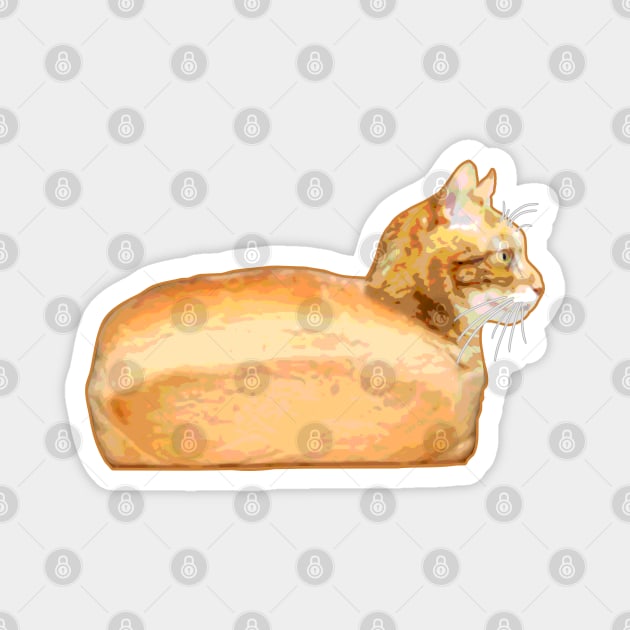 Loaf of Cat Magnet by CCDesign