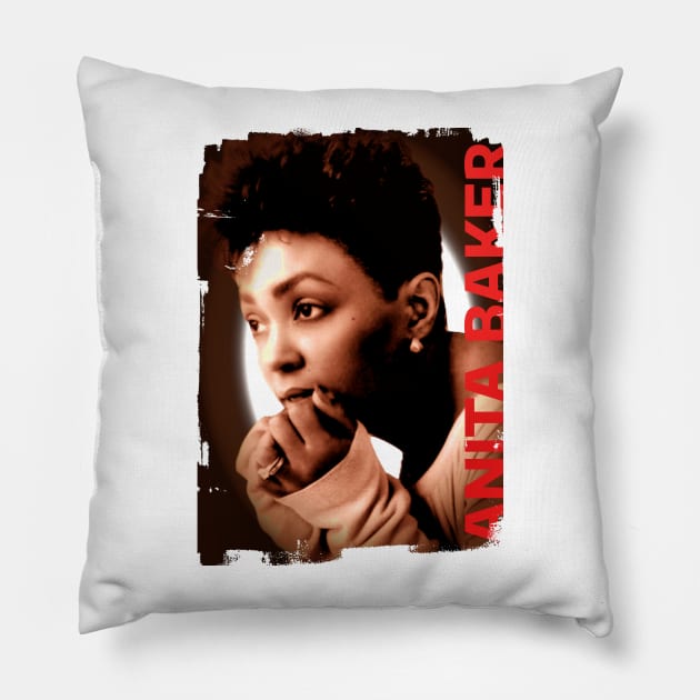 Anita Baker Pillow by Bandoelti